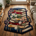 Celestial Library Custom Shape Area Rug NCU0TD2644