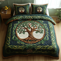 Celtic Canopy 3-Piece Quilted Bedding Set NCU0DV2177