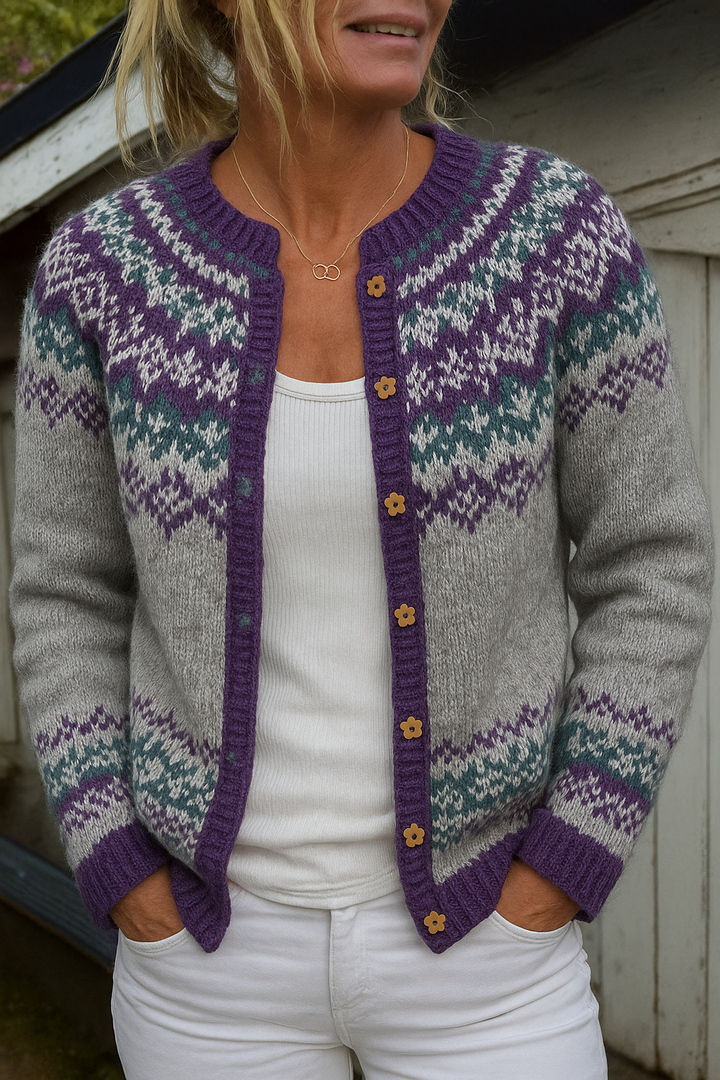 Jennifer - Vintage Icelandic Cardigan