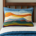 Sea Melody Quilted Bedding Pillow Case NCU0VL1781