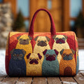 Quilted Travel Bag - Chubby Pug