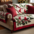 Crimson Cardinals Quilted Sofa Cover NCU0TV434