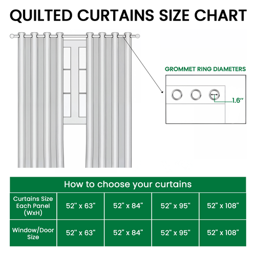 Abyssal Lighthouse Quilted Curtains NCU0HH1768