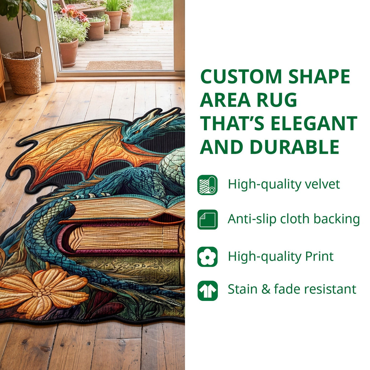 Deepsea Turtle Custom Shape Area Rug NCU0HH1972