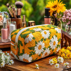 Daisy Dreams Quilted Makeup Bag NCU0PT9618