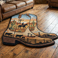 Desert Bloom Custom Shape Area Rug NCU0NT12663