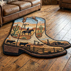Desert Bloom Custom Shape Area Rug NCU0NT12663