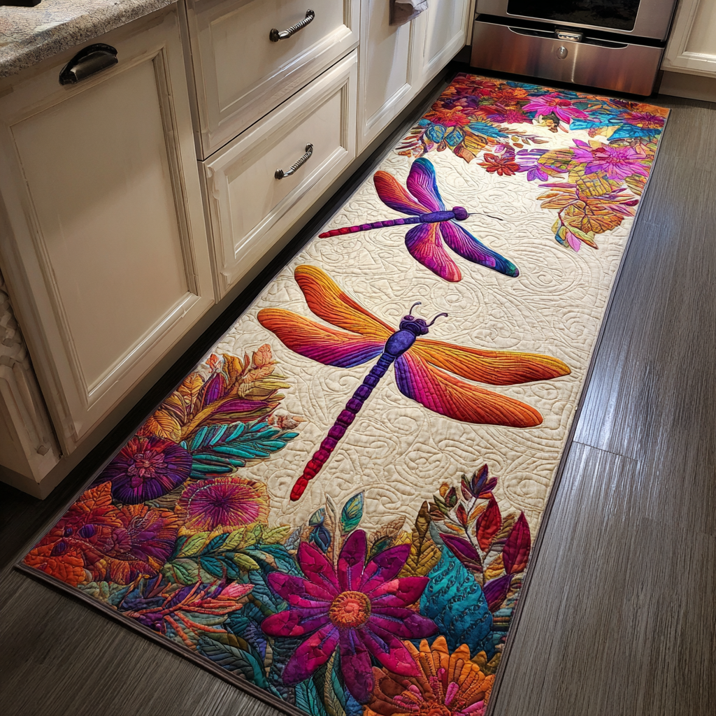 Dreamy Dragonfly Kitchen Area Rug NCU0DK10928