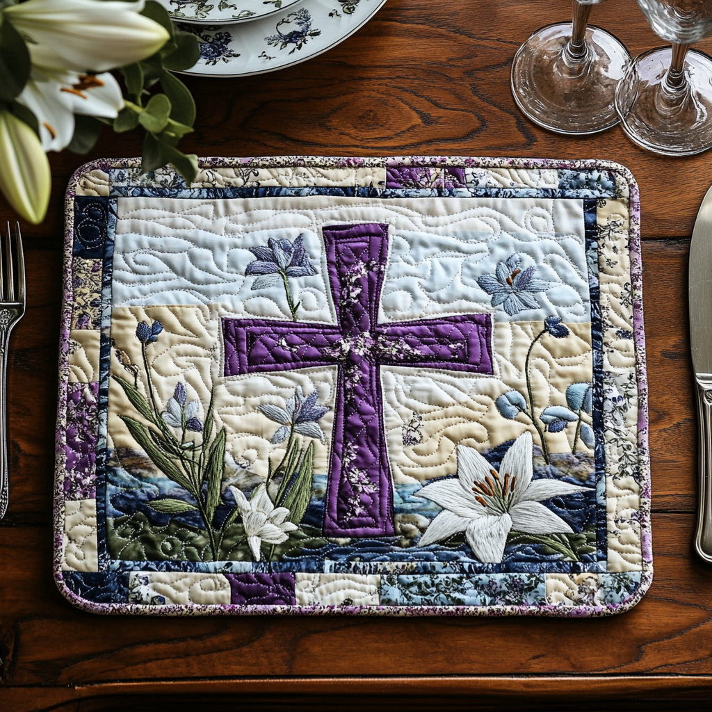 Easter Bliss Quilted Place Mat NCU0DV3053