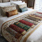 Elegant Pages Quilted Bed Runner NCU0PT8043