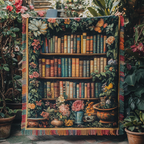 Enchanted Library Woven Sofa Blanket NCU0DV3873