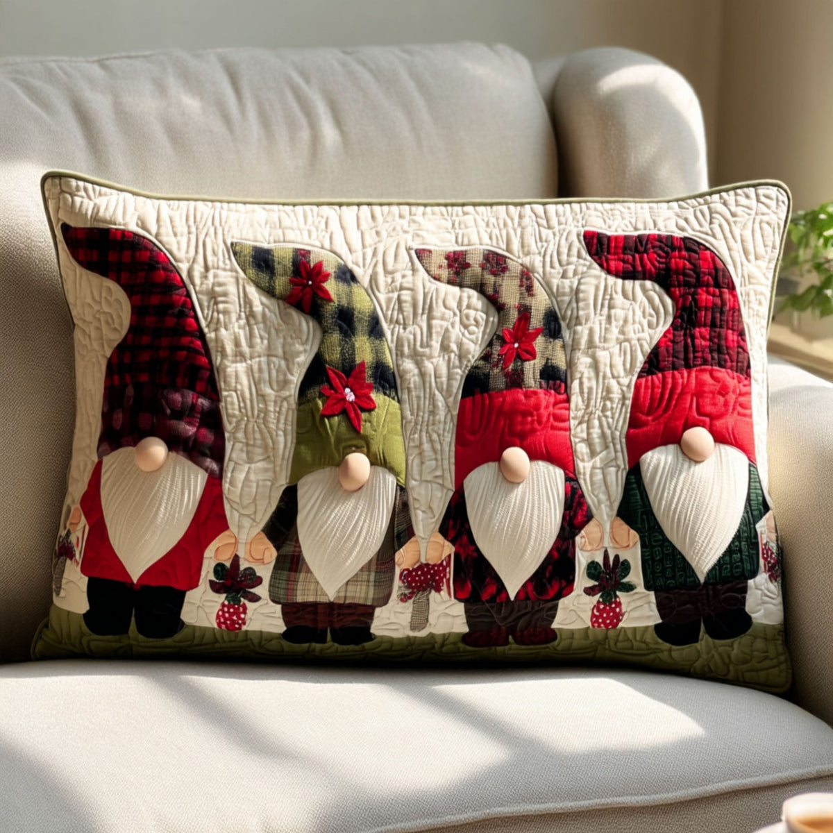Evergreen Glow Quilted Bedding Pillow Case NCU0PT8982