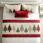 Evergreen Charm Quilted Bed Runner NCU0PT8860