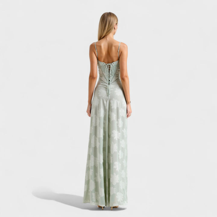 Kaylee - Maxi dress in floral lace