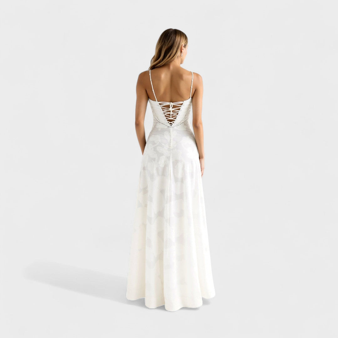 Kaylee - Maxi dress in floral lace