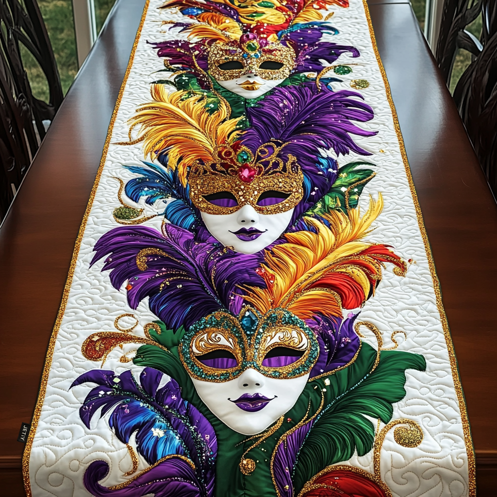 Festival Fleur Quilted Table Runner NCU0DK4011