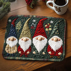 Festive Gnomes Quilted Placemat NCU0NT814