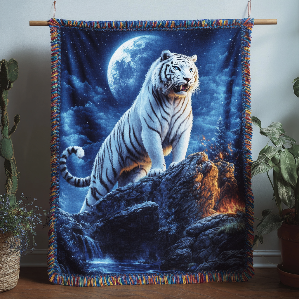 Fierce Elegance Woven Sofa Blanket NCU0DV3898
