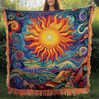 Fiery Skyflow Woven Sofa Blanket NCU0PT4930