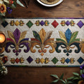 Fleur Fusion Quilted Table Runner NCU0PT10969