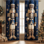 Frosted Knights Quilted Curtains NCU0TV1304