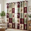 Garden Patchwork Quilted Curtains NCU0TV1769