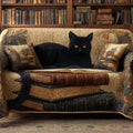 Golden Whiskers Quilted Sofa Cover NCU0TV758