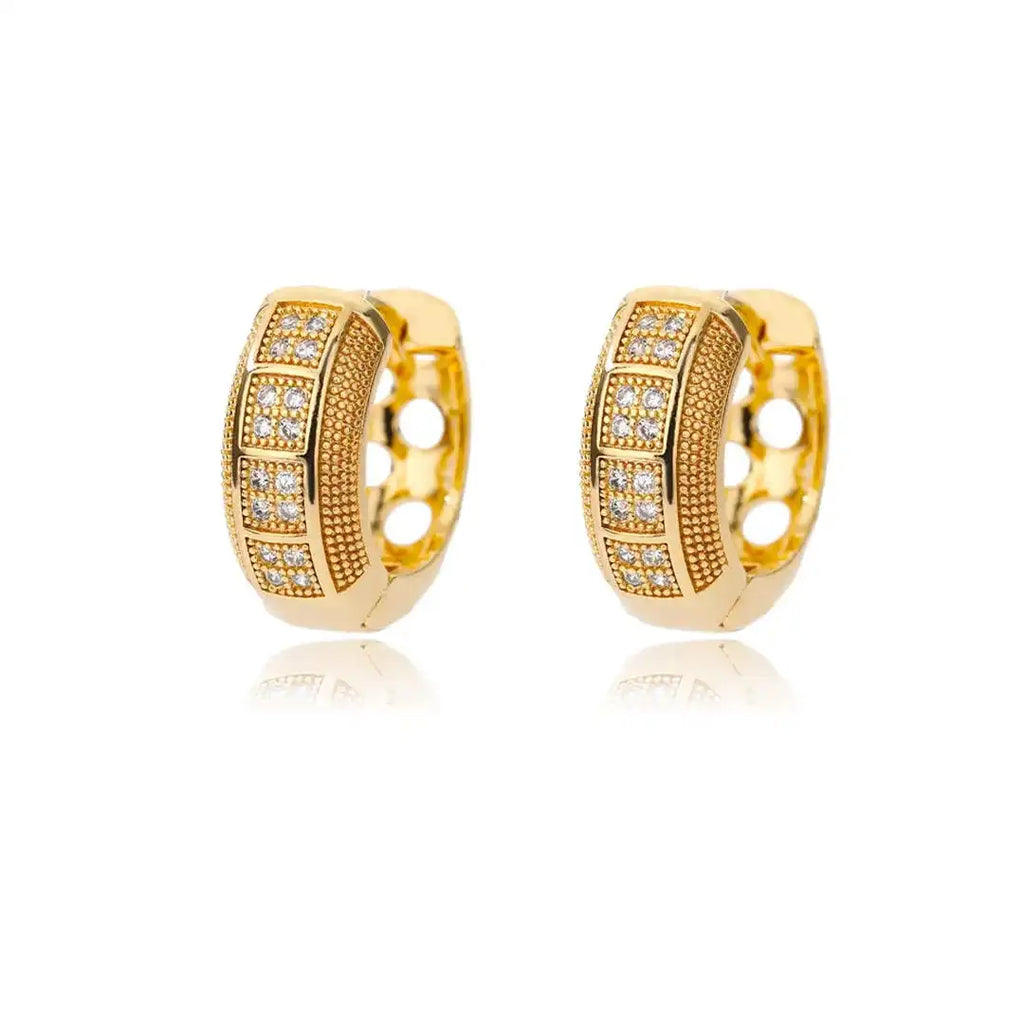 Timeless Cubic Zirconia Hoop Earrings