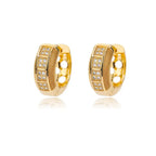 Timeless Cubic Zirconia Hoop Earrings