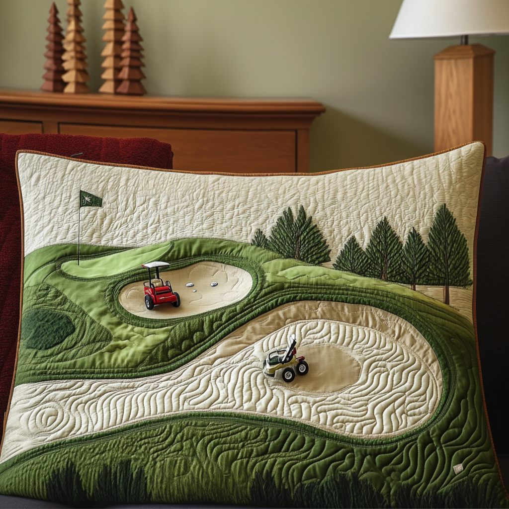 Harmony Pines Quilted Bedding Pillow Case NCU0NT7972