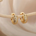 Timeless Cubic Zirconia Hoop Earrings