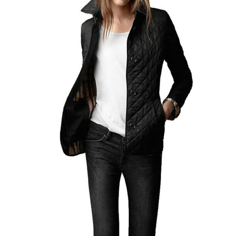 Ruth - Quilted Coat with Buttons