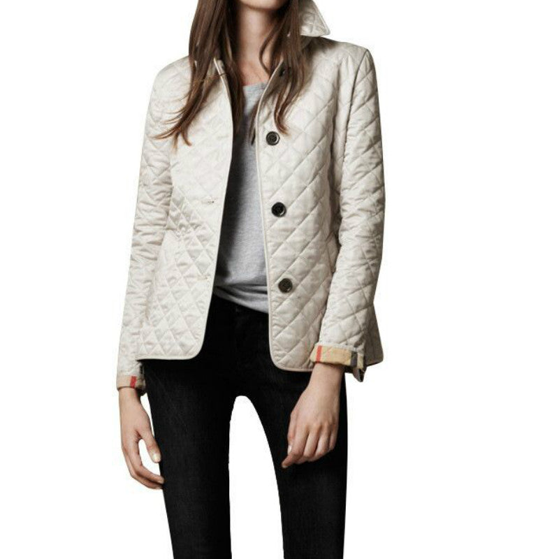 Ruth - Quilted Coat with Buttons