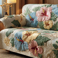 Hibiscus Dream Quilted Sofa Cover NCU0TV534
