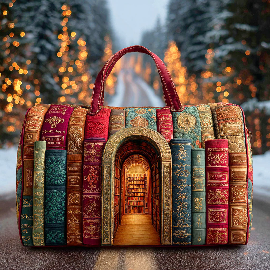 Padded Travel Bag - Secret Library