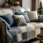 Homestead Charm Quilted Sofa Cover NCU0NT11988