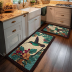 Hummingbird Harmony Kitchen Area Rug NCU0DK10908