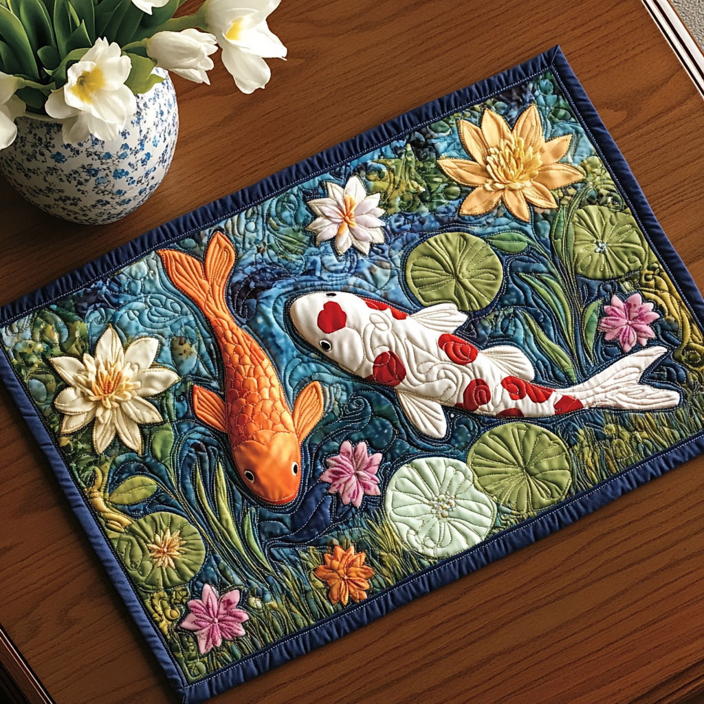 Koi Dream Quilted Place Mat NCU0DK7885