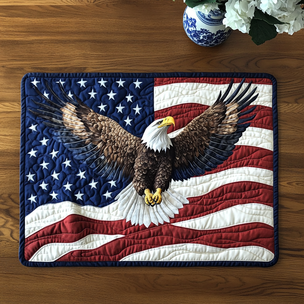 Liberty Eagle Quilted Place Mat NCU0DK9026