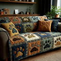 Pet Paw Quilted Sofa Cover NCU0VT358