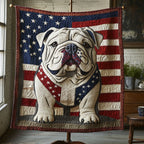 Loyal Bulldog Quilted Blanket NCU0PT2820