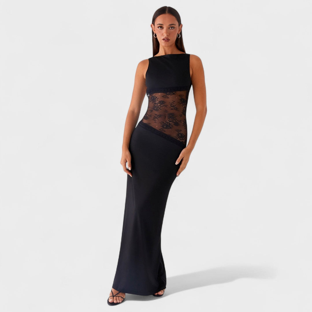 Kylie - Long Lace Dress