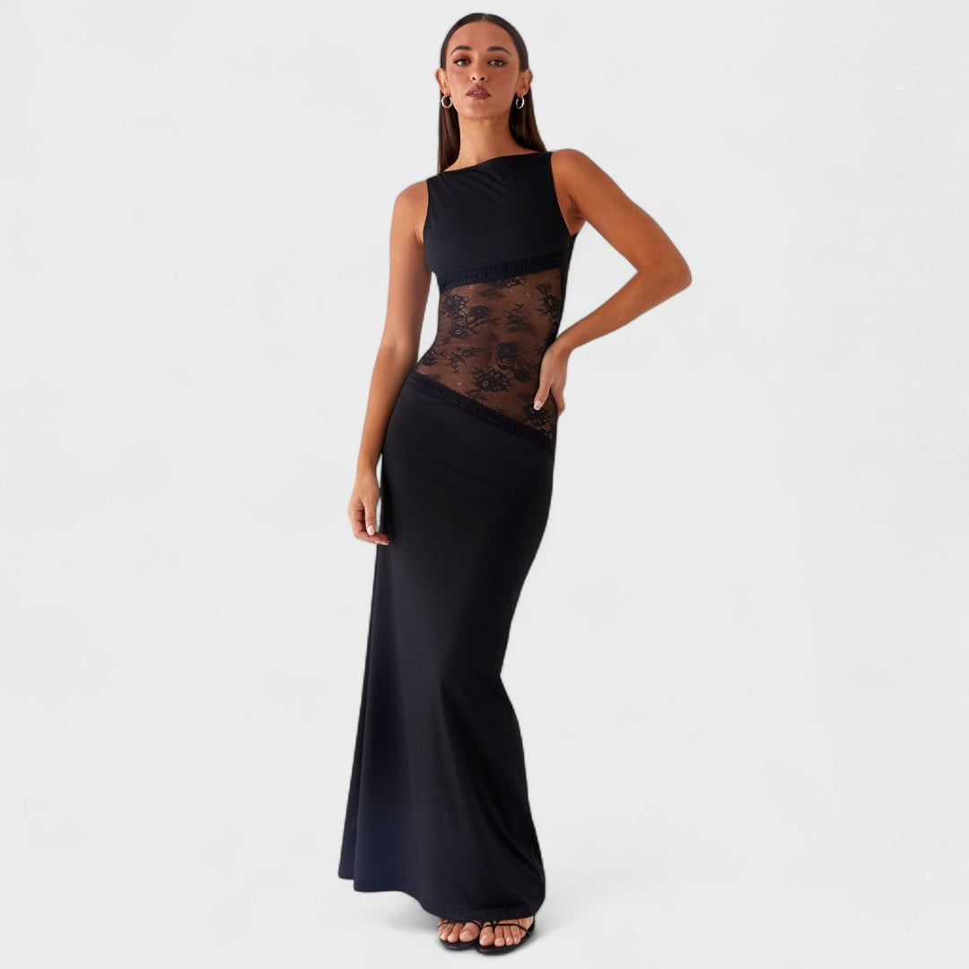 Kylie - Long Lace Dress