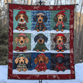 Merry Dachmas Art Quilt Hanging NCU0TH1581