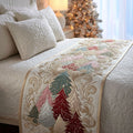Merry Spruce Quilted Bed Runner NCU0PT9114