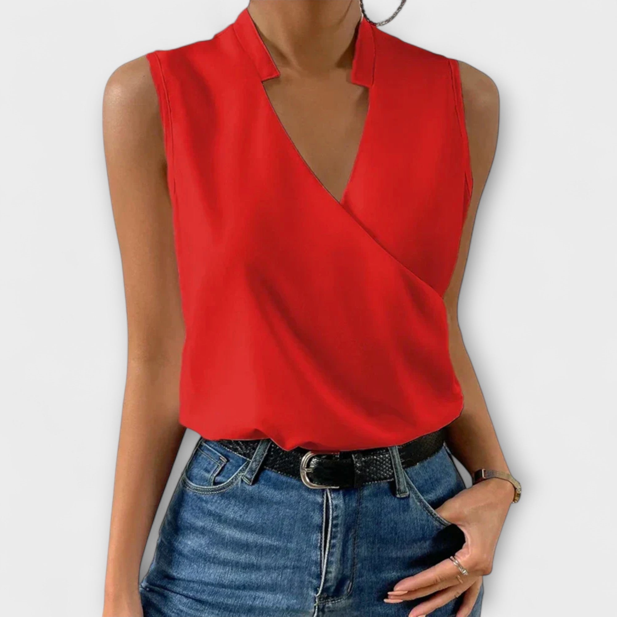 Erica - Sophisticated V-neck Top