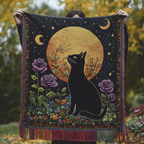 Moonlit Mischief Woven Sofa Blanket NCU0DV4164