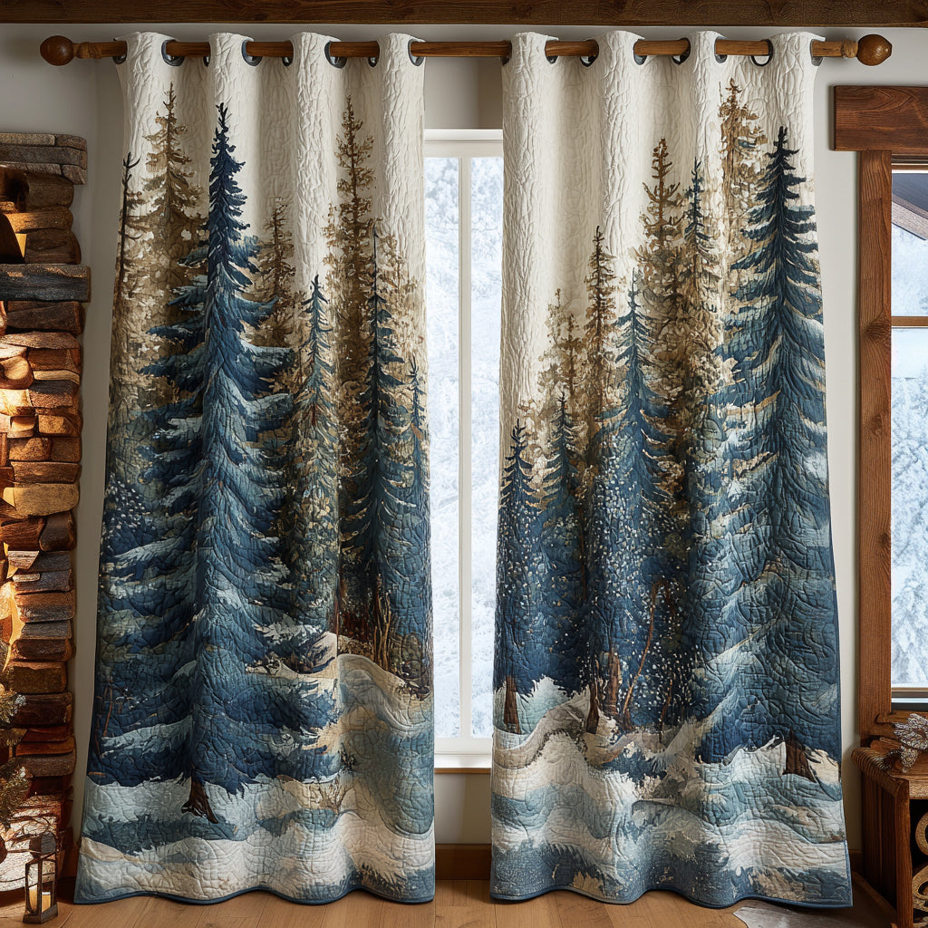 Forest Quilted Curtains NCU0VT331