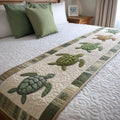Mosaic Shell Quilted Bed Runner NCU0PT9465