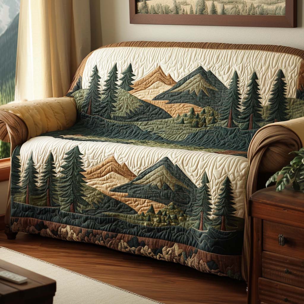 Mountain Echo Quilted Sofa Cover NCU0NT10666